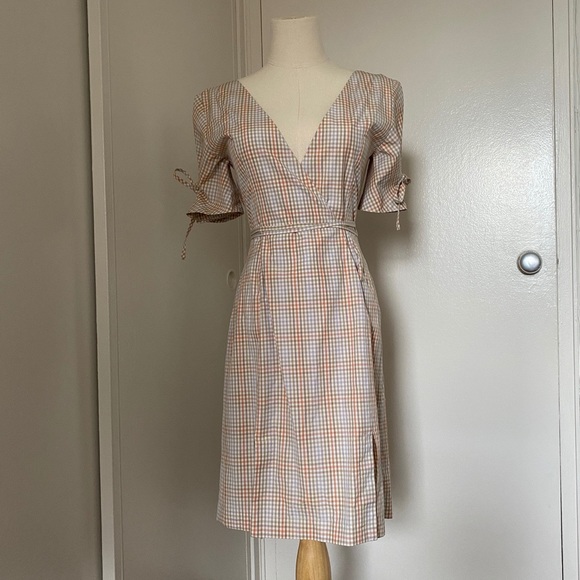 Vivienne Westwood Dresses & Skirts - Vivienne Westwood Red Label gingham wrap dress